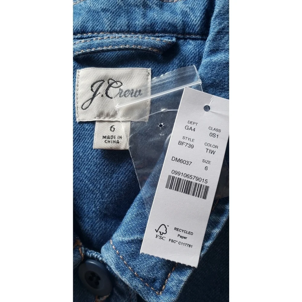 6. J.Crew Denim jumpsuit